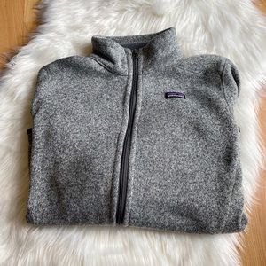 Patagonia fleece zip up jacket
